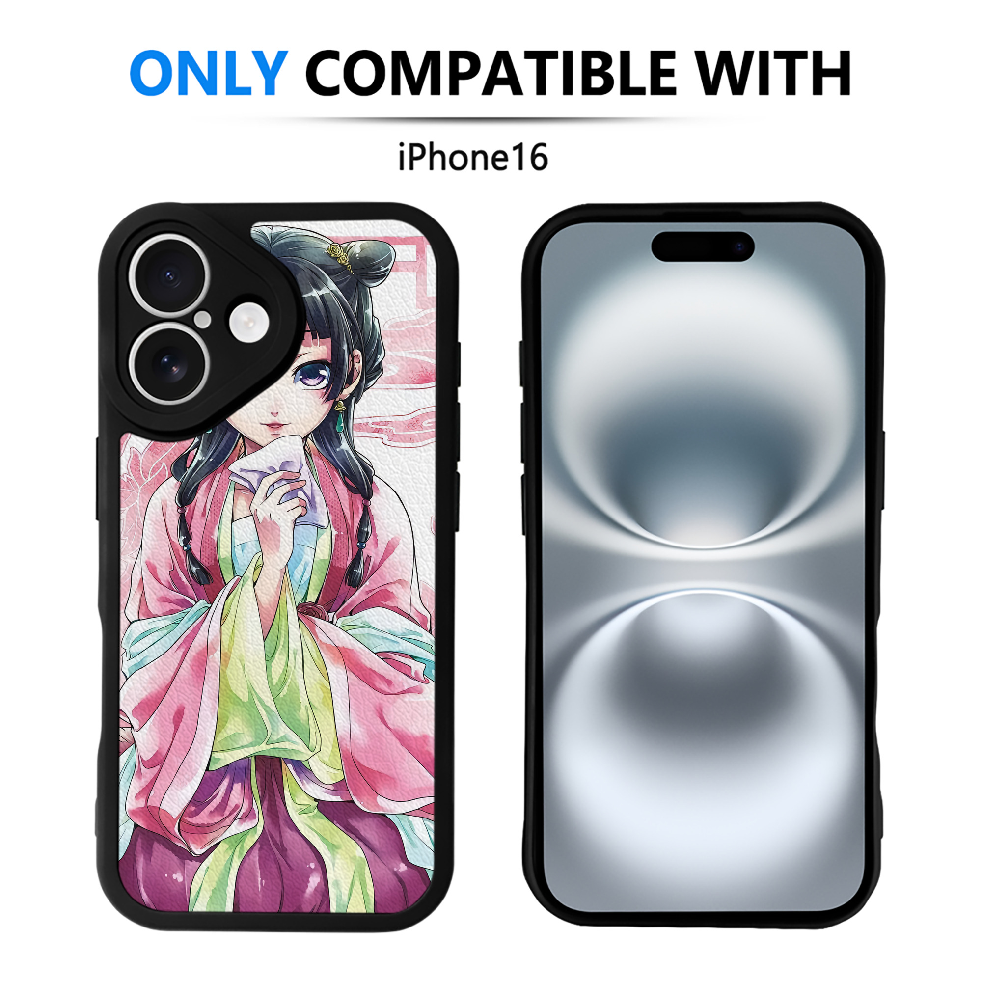 薬屋のひとりごと The Apothecary Diaries 【iPhone 16シリーズ対応】シリコンスマホケース（レザー調） 材質：シリコン